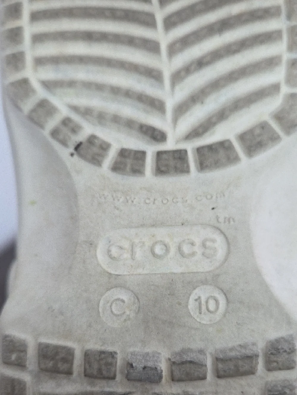 CROCS Kids White Foam Clogs with Heel Strap